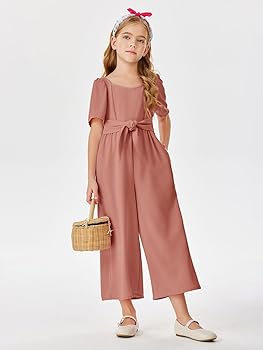 Amazon.com: Haloumoning Girls Romper Kids Fashion Square